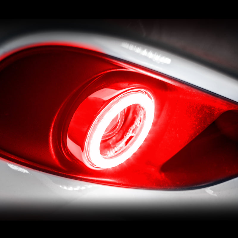 Oracle 07-14 Chevrolet Avalanche Surface Mount LED Fog Light Halo Kit - Red