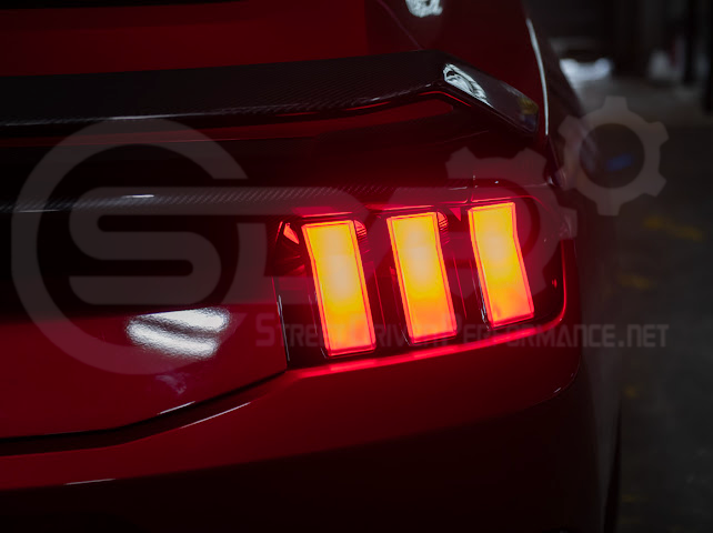 2024-Up Ford Mustang S650 | EURO Style Sequential Signal LED Clear Lenses Rear Taillights Pair