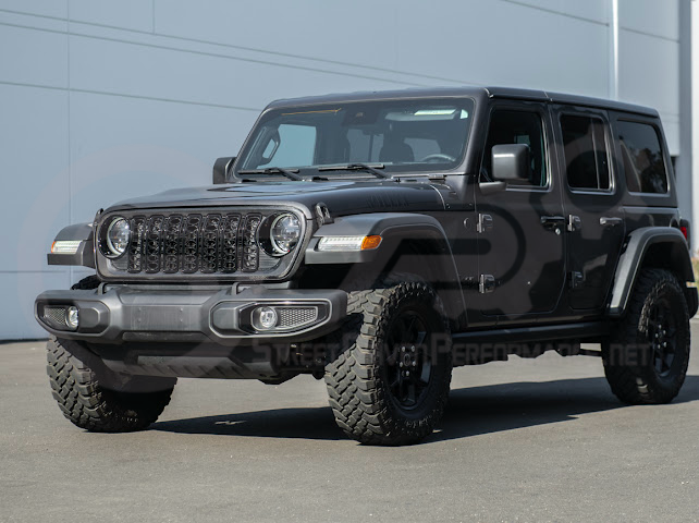 2024-UP JEEP WRANGLER GLADIATOR | FACTORY STYLE FRONT BUMPER GRILLE INSERT SURROUNDING REPLACEMENT