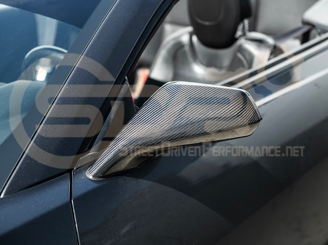 2010-2015 CHEVROLET CAMARO CARBON FIBER MIRROR COVER CAP PAIR