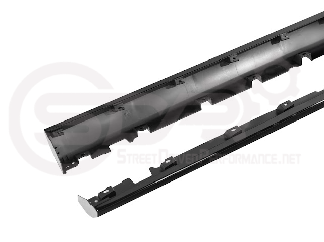 2010-2014 FORD S197 MUSTANG | GT500 STYLE SIDE SKIRTS EXTENSION PAIR ROCKER PANELS GROUND EFFECTS