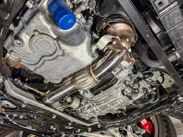 2023+ HONDA CIVIC FL5 TYPE R 2.0T & 2022+ ACURA INTEGRA TYPE S 2.0T EXHAUST FRONT PIPE