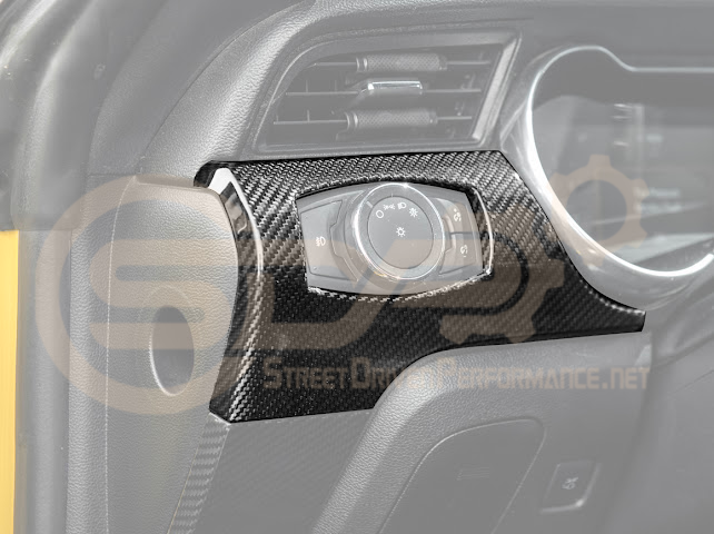 2015-2023 FORD MUSTANG S550 | CARBON FIBER DASHBOARD PANEL TRIM COVER