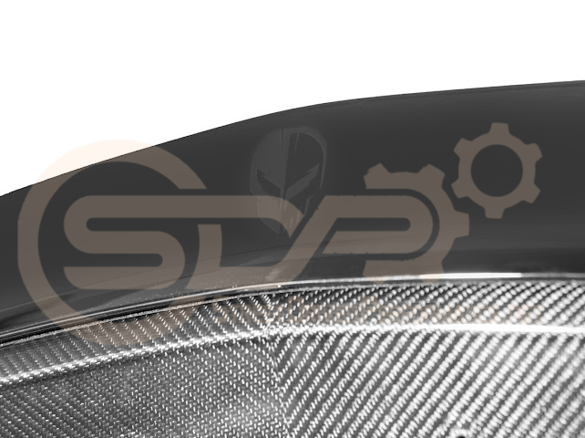 2023-Up Corvette C8 Z06 | Jake Skull Logo Rear Wickerbill Spoiler Wing