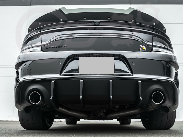 2020-UP DODGE CHARGER WIDEBODY | SRT PERFORMANCE TRACK STYLE REAR BUMPER DIFFUSER