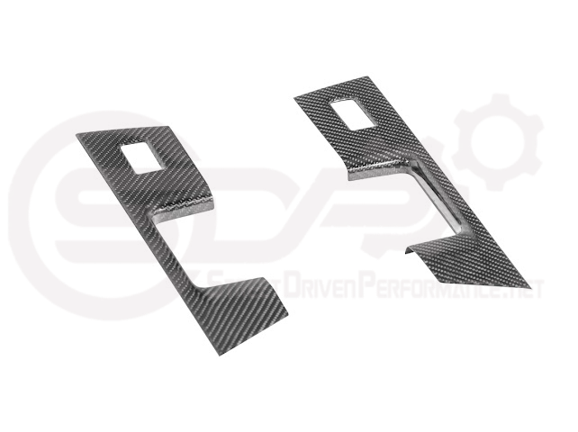 2021-UP FORD F-150 | FACTORY STYLE CARBON FIBER REAR DOOR SWITCH PANEL TRIM COVER
