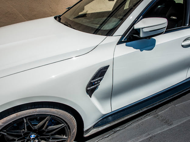 2021-Up BMW G80 M3 & G82 / G83 M4 | Factory Style CARBON FIBER Side Fender Vent Trim Cover (Pair)