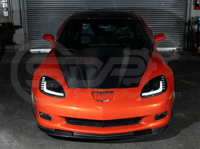 2005-2013 CHEVROLET CORVETTE C6 | C7 STYLE PROJECTOR LED SEQUENTIAL SIGNAL TURN HEADLIGHTS (PAIR)