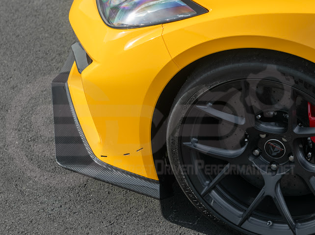 2023-Up Corvette C8 Z06 | Z07 Extended Package CARBON FIBER Front Lip Splitter Ground Effects