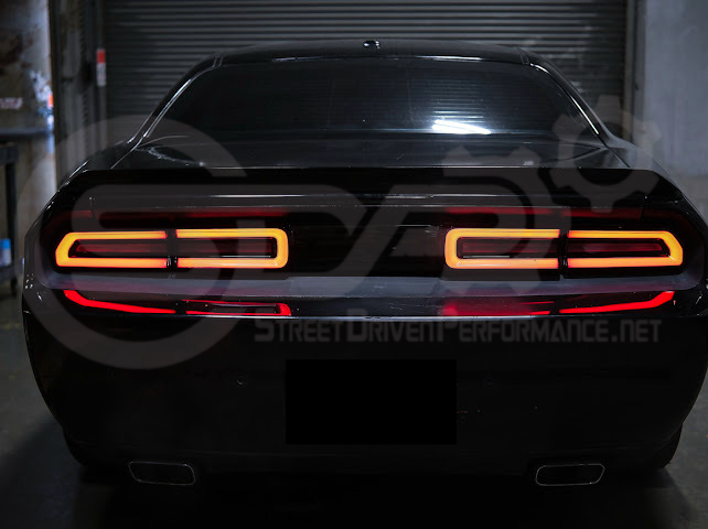 2008-2014 Dodge Challenger | Facelift Sequential Signal LED Smoke Rear Taillights Pair