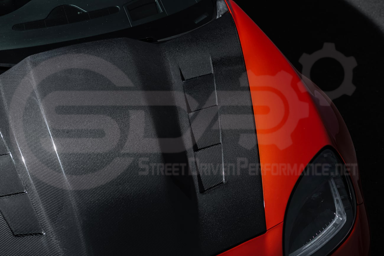 2005-2013 CHEVROLET CORVETTE C6 | SDP PERFORMANCE STYLE CARBON FIBER VENTED COWL HOOD