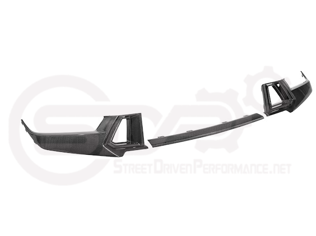 2024-Up Ford Mustang S650 Dark Horse | CARBON FIBER Front Upper Grille Insert Trim Pair