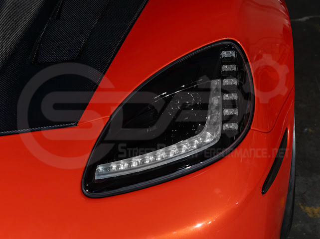 2005-2013 CHEVROLET CORVETTE C6 | C7 STYLE PROJECTOR LED SEQUENTIAL SIGNAL TURN HEADLIGHTS (PAIR)