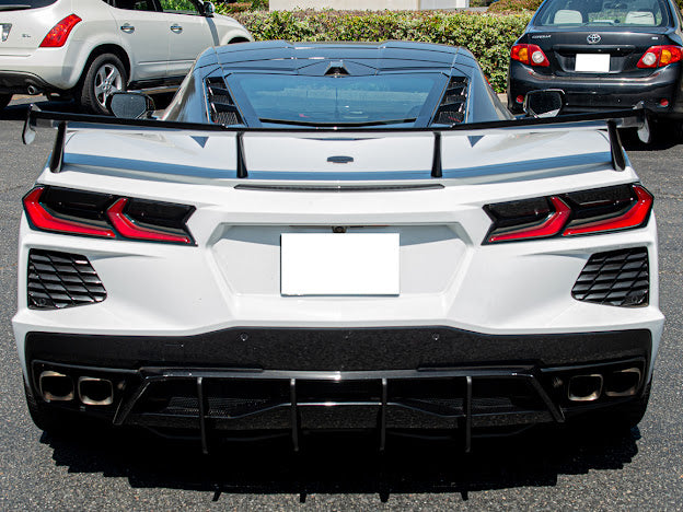 2020+ CORVETTE C8 Z51 REAR LOWER DIFFUSER FINS *ADD-ON*