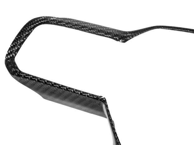 2024-Up Ford Mustang S650 | CARBON FIBER Stick-On Steering Wheel Interior Trim Cover