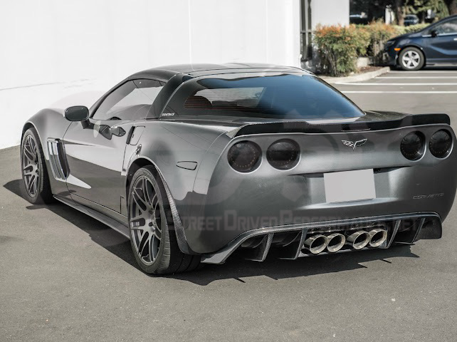 2005-2013 CORVETTE C6 | AGGRESSIVE STYLE REAR BUMPER DIFFUSER