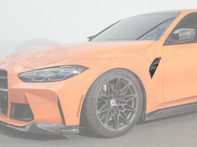 2021-UP BMW G80 M3 | FACTORY REPLACEMENT CARBON FIBER SIDE FENDER VENT COVERS REPLACEMENT PAIR