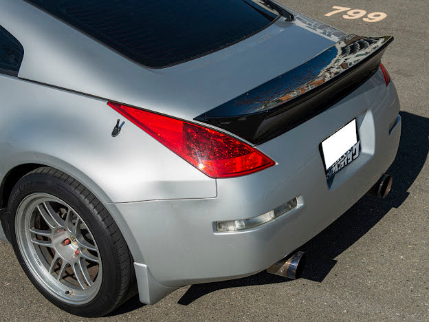 2003-2008 Nissan 350Z RB Style ABS Plastic Ducktail Rear Trunk Lid Wing Spoiler