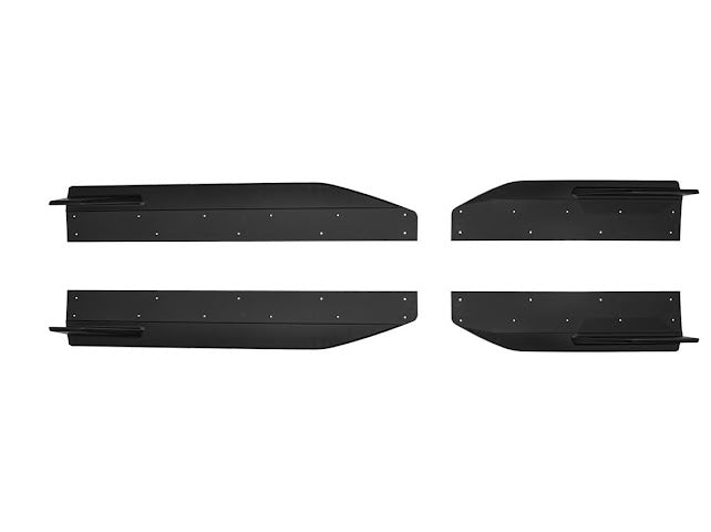 2024-UP FORD MUSTANG S650 | GT350R PERFORMANCE STYLE CARBON FIBER SIDE SKIRTS EXTENSION ROCKER PANELS GROUND EFFECTS