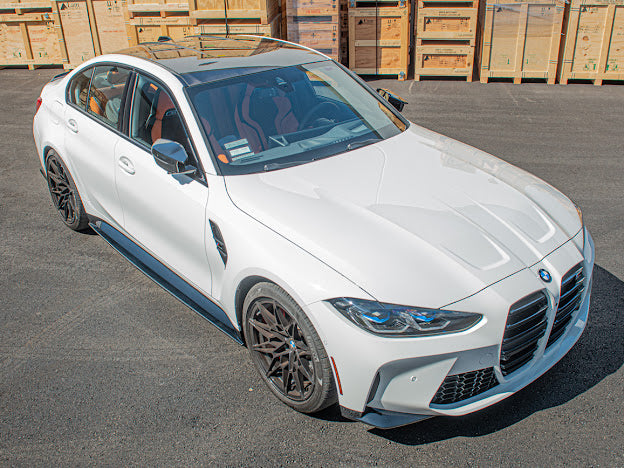 2021-Up BMW G80 M3 | M-Performance CARBON FIBER *ADD-ON* Side Skirts Extension Rocker Panel Ground Effects
