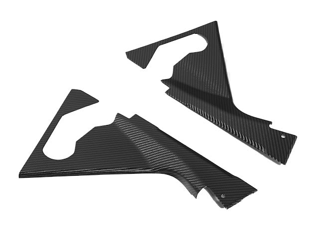 2020+ CHEVROLET CORVETTE C8 COUPE | CARBON FIBER ENGINE BAY CORNER VENT COVER