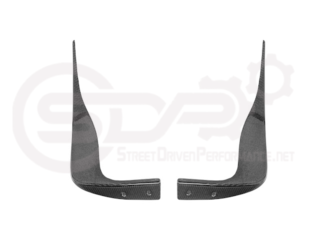 2005-2013 Chevrolet Corvette C6 |Z06 ZR1 STYLE CARBON FIBER Front & Rear Splash Guard Mud Flaps