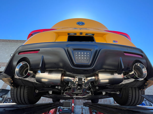 2020-PRESENT TOYOTA GR SUPRA A90 A91 | NON RESONATED CAT BACK EXHAUST