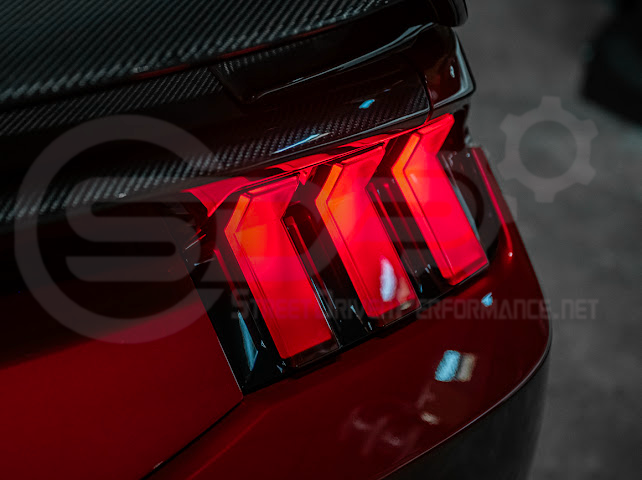 2024-Up Ford Mustang S650 | EURO Style Sequential Signal LED Clear Lenses Rear Taillights Pair