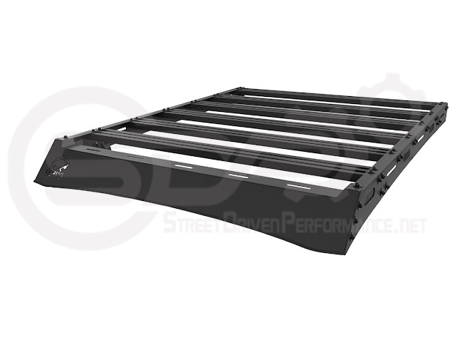 2016-2023 Toyota Tacoma | Extreme Off-Road Version 2 Carbon Steel Black Top Roof Rack Cargo Luggage Carrier