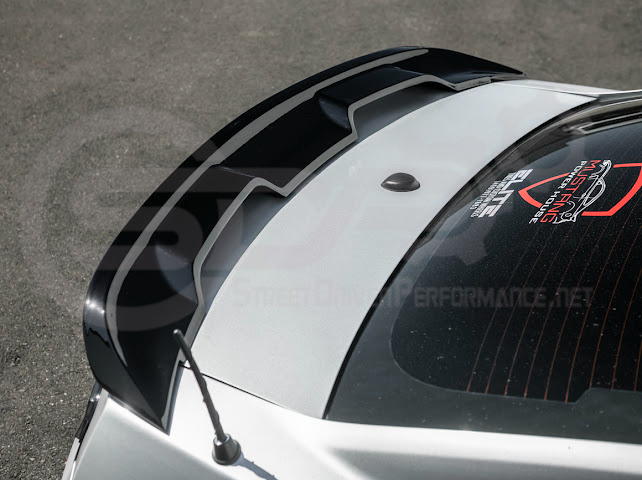 2010-2014 Ford Mustang S550 | GT500 Style GLOSSY BLACK Rear Trunk Lid Wing Spoiler