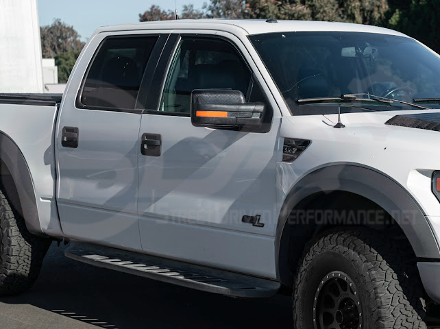 2009-2014 Ford F-150 Raptor SVT | Factory Style Carbon Fiber Mirror Covers Replacement