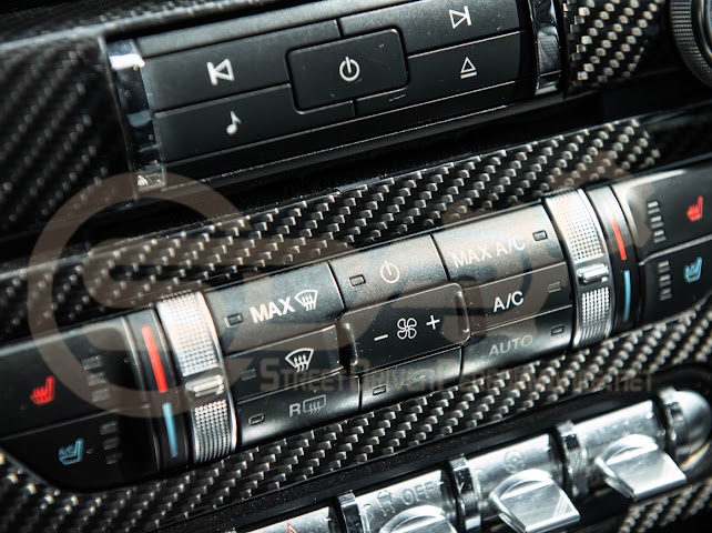 2015-2023 S550 | FORD MUSTANG CARBON FIBER CENTER CONSOLE CONTROL PANEL TRIM COVER