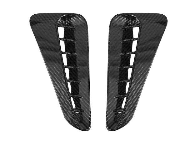 2023-UP TOYOTA GR COROLLA | FACTORY STYLE CARBON FIBER SIDE DOOR FENDER VENT TRIM REPLACEMENT (PAIR)