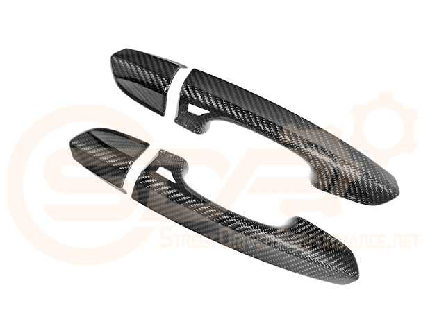 2015-2023 FORD MUSTANG S550 | CARBON FIBER OUTER DOOR HANDLE COVER SET PAIR