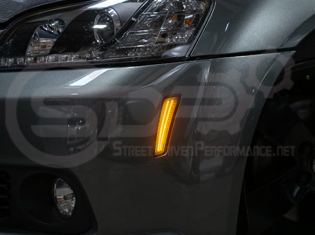 2008-2009 Pontiac G8 | Front Clear / Amber / or Smoke Lens Amber Light LED Side Markers Pair