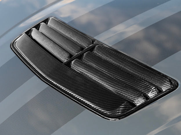 2024-UP FORD MUSTANG S650 | CARBON FIBER FRONT UPPER HOOD VENT INSERT