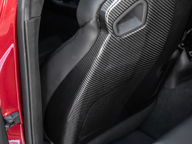 2016 - 2019 Cadillac ATS-V Sedan | Recaro Carbon Fiber Seat Rear Panel Cover Replacement (Driver and Passenger)