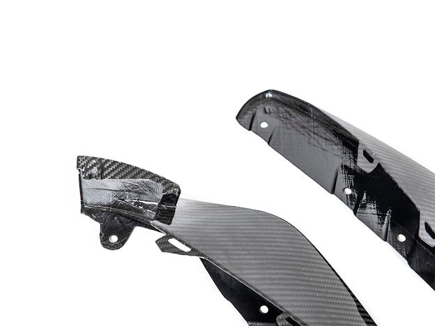 2021-Up BMW G82 / G83 M4 | Factory Extended Style Carbon Fiber Front Lip Splitter Pair Ground Effects