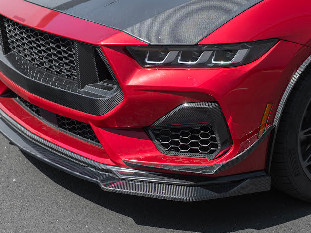 2024-UP MUSTANG S650 GT | FRONT SPLITTER LIP GROUND EFFECTS CANARDS PAIR