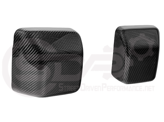 2018-UP JEEP WRANGLER GLADIATOR CARBON FIBER MIRROR CAP COVERS PAIR