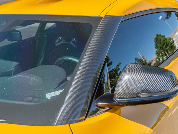 2020-Up Toyota GR Supra A90 A91 |JDM Factory Style CARBON FIBER A-Pillar Panel Cover