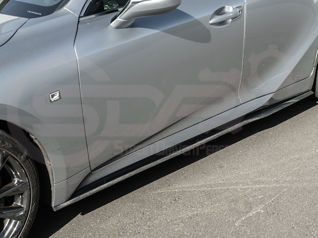 2021-UP LEXUS IS300, IS350, IS500 | JDM NOVEL STYLE SIDE SKIRTS ROCKER PANEL EXTENSIONS  GROUND EFFECTS