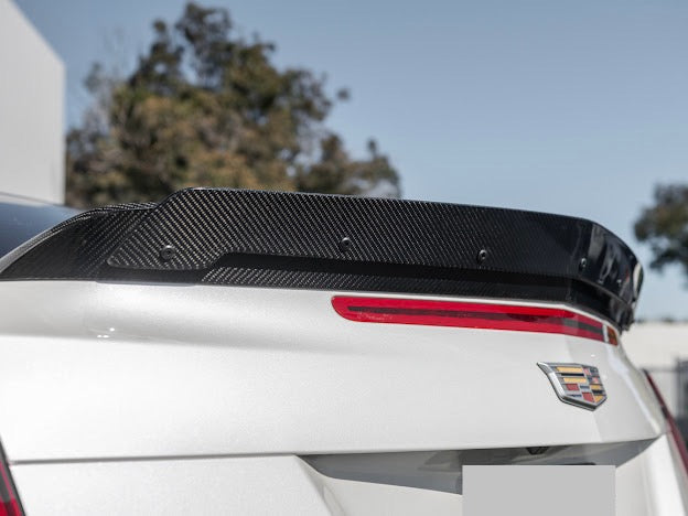 2016-2019 ATS-V COUPE  | Wickerbill Trunk Spoiler Wing Carbon Fiber
