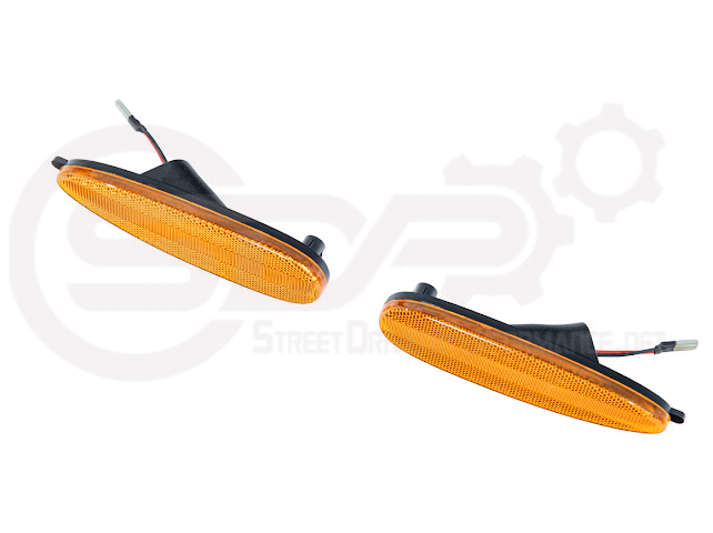 2004-2006 Pontiac GTO | Front Clear / Red / or Black Lens Amber Light LED Side Markers Pair