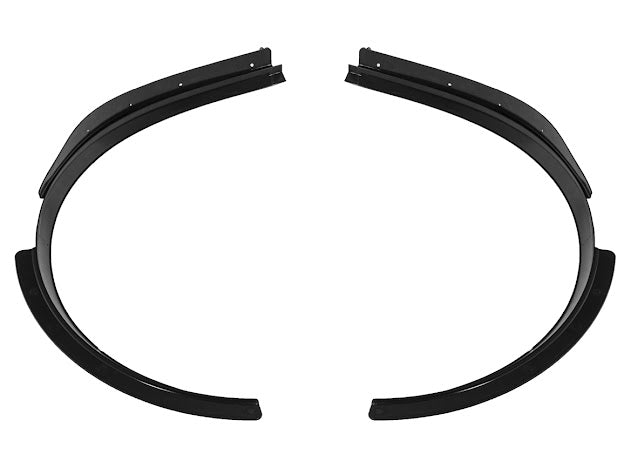 2020+ CHEVROLET CORVETTE C8 | SDP PERFORMANCE PACKAGE MATTE BLACK SIDE WHEEL FENDER FLARE EXTENSIONS PAIR