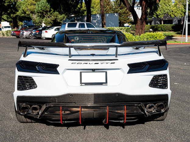 2020+ CHEVROLET CORVETTE C8 DARK TINTED REAR LIGHT COVER