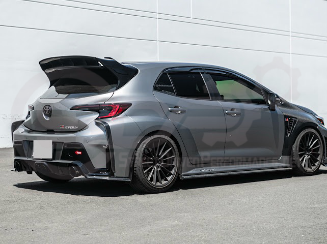 2023-UP GR COROLLA | JDM VRS STYLE REAR BUMPER GARNISH EXTENSION