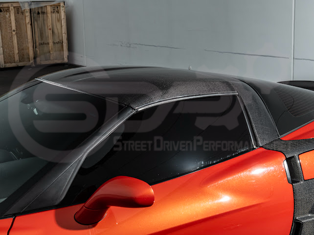 2005-2013 C6 Corvette - Carbon Fiber B-Pillar / Halo Cover