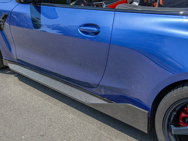 2021-Up BMW G82 G83 M4 | M- Performance Style CARBON FIBER Side Skirts Rocker Panel Ground Effects