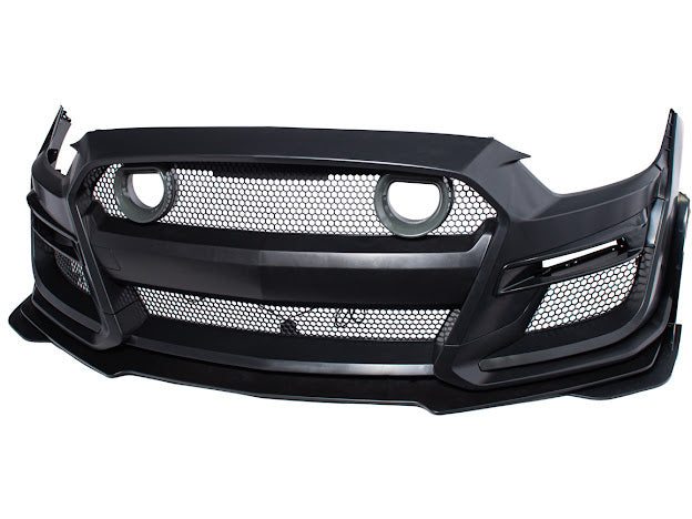 2015-17 FORD MUSTANG | GT500 CONVERSION FRONT BUMPER WITH LED GRILLE KIT